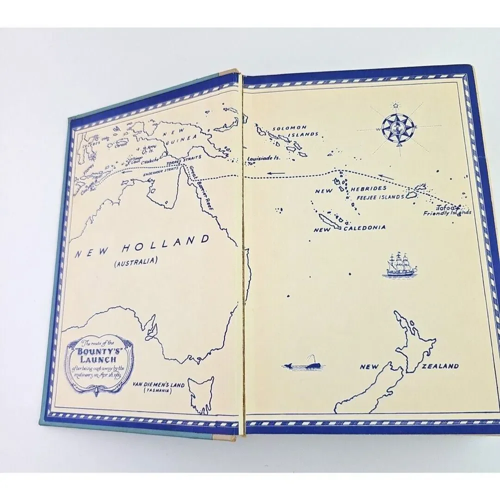 The Bounty Trilogy Nordhoff Hall Wyeth Edition Beautiful Illustrations 1962